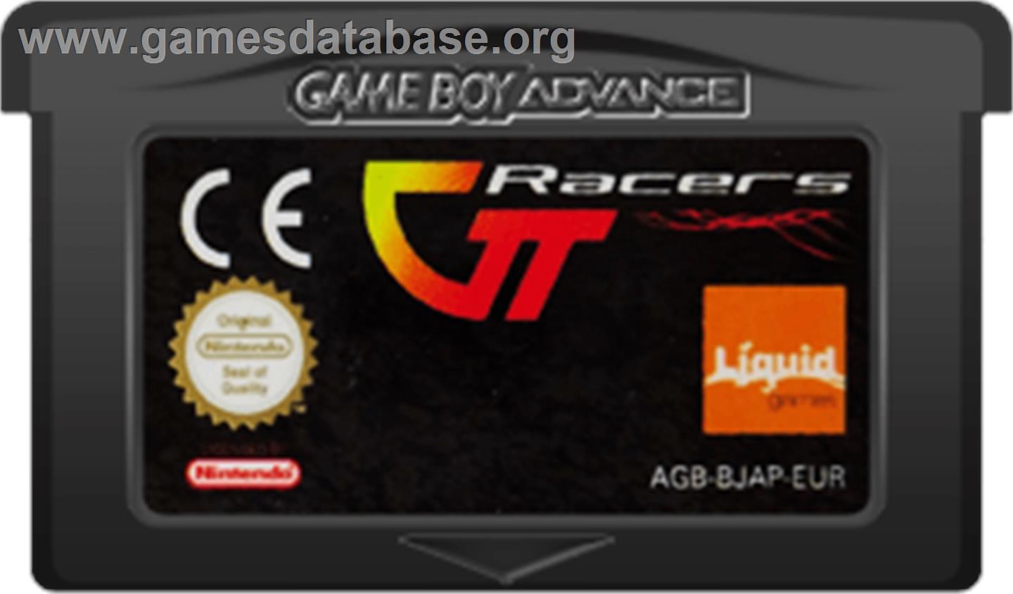 Gt Racers - Nintendo Game Boy Advance - Artwork - Cartridge